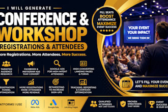 generate qualified attendees and registration for your conference facebook ads