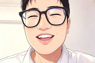 create custom cartoon avatar, unique cartoon pfp for social media