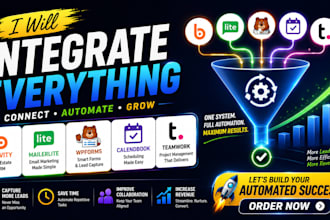 integrate brivity, mailerlite, wpforms, calendbook and teamwork