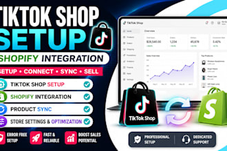 setup tiktok shop and integrate shopify for product sync