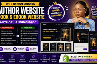 design author website book author website ebook website author landing page