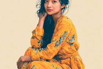 draw or paint artistic portrait of you