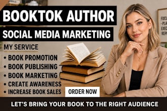 booktok author social media marketing manager book campaign promotion