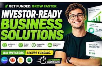 business plan pitch deck financial model investor ready startup fundraising