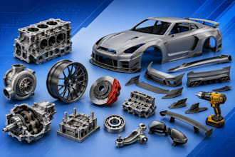 do 3d cad design industrial product design mechanical design for manufacturing