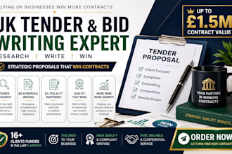 provide UK tender writing for nhs, homecare and social care contracts