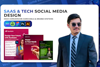 design professional social media graphics and brand templates
