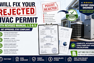 fix your rejected hvac permit with revised manual j d s