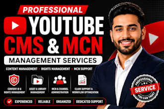 manage your youtube cms and mcn with SEO monetization