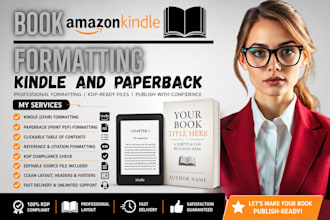 format paperback and kindle books for amazon KDP publishing