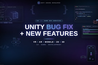 fix unity bugs, crashes, and implement new features
