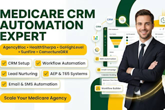 medicare crm agencybloc healthsherpa gohighlevel sunfire connecturedrx CRM