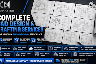 design site civil structural plan and permit plan drawings