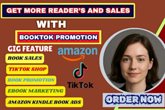 viral booktok promotion, amazon book promotion and ebook marketing