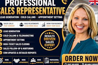 be sales representative salesperson appointment setter sales closer cold calling