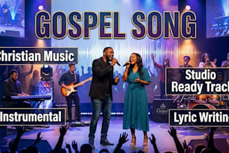 produce a powerful christian gospel rap song, hip hop