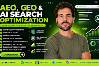 do aeo GEO optimization, ai search audit, website SEO plan, competitor analysis