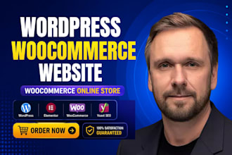 build wordpress ecommerce website, webshop wordpress woocommerce online store