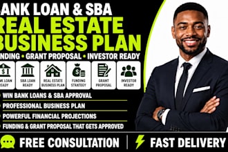 write bank loan sba real estate business plan funding business grant proposal