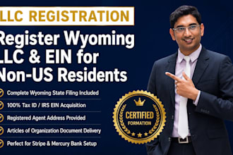 register wyoming llc and ein for non US resident