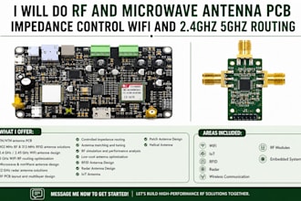 do rf and microwave antenna pcb impedance control wifi and 2 4ghz 5ghz routing
