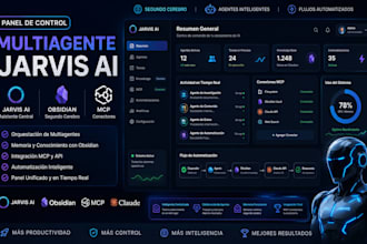 panel de control multiagente jarvis ai obsidian segundo cerebro mcp claude