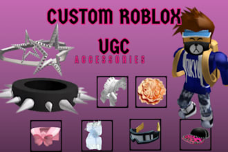 create custom roblox ugc accessories, and marketplace ready 3d models