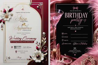 design last minutes german event flyer invitation card birthday greeting card
