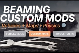 develop beamng drive vehicle mods maps and custom physic