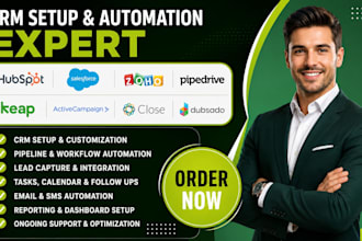 hubspot salesforce pipedrive automation keap activecampaign xero crm integration
