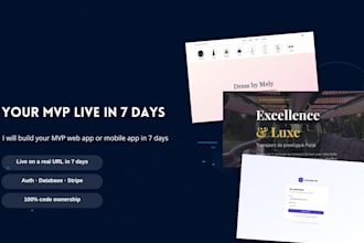 build your mvp web app or mobile app in 7 days