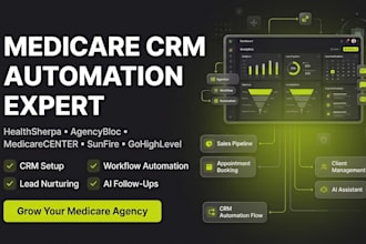 build medicare CRM using healthsherpa agencybloc medicarecenter sunfire ghl