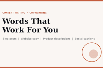 write engaging content and copywriting for your brand