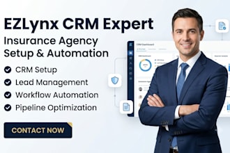 set up and customize ezlynx CRM for insurance agencies