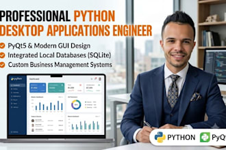 develop custom desktop management software and gui applications