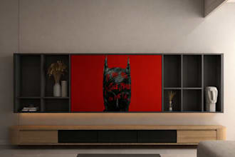 design a luxury minimalist living room with renders