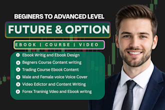 create beginner to advanced future, option trading course content, video, ebook