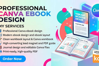 canva ebook design ebook design work book design lead magnet pdf design