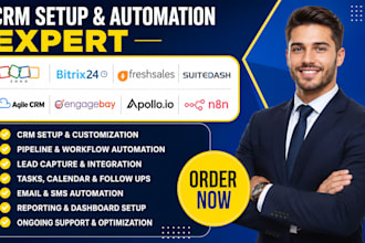 setup zoho bitrix24 freshsales suitedash agile CRM engagebay apollo n8n