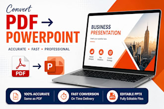 convert your PDF into a editable powerpoint presentation