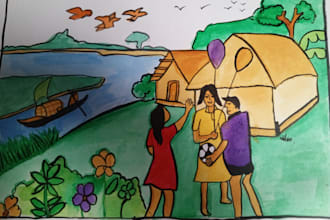design a modern and professional handmade art