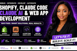 debug shopify claude code claude ai develop web app