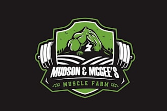 design perfect small town gym fitness logo