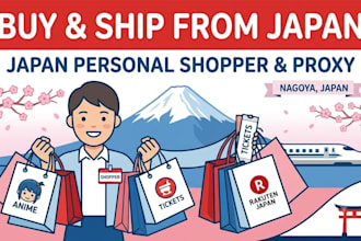 buy and ship any product from japan to your home or hotel
