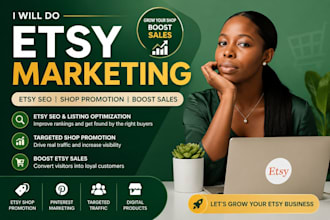 do etsy SEO, etsy shop promotion and boost etsy sales