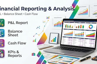 prepare financial reporting and analysis in excel