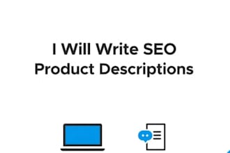 write SEO product descriptions for amazon, shopify, etsy
