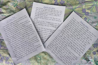 write neat handwritten notes, messages in english and bangla