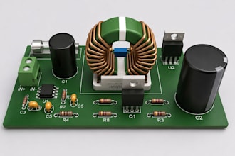 design power supply pcb dc dc buck boost converter and power electronics circuit