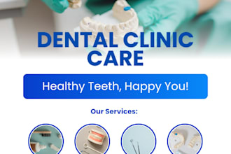 design professional medical healthcare hospitals flyers